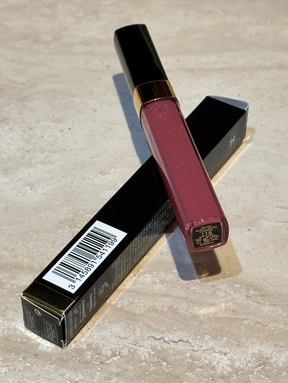 CHANEL LÈVRES SCINTILLANTES BRILLANT EXTRÊME GLOSSIMER - 119 WILD ROSE